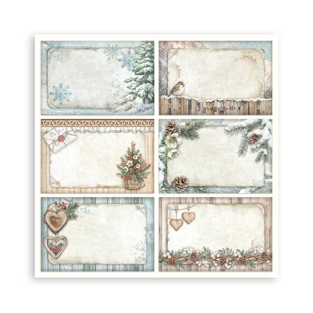 Scrapbookingpapper - The Owl's House - Maxi Pad - 21 - Stamperia - Tidformera