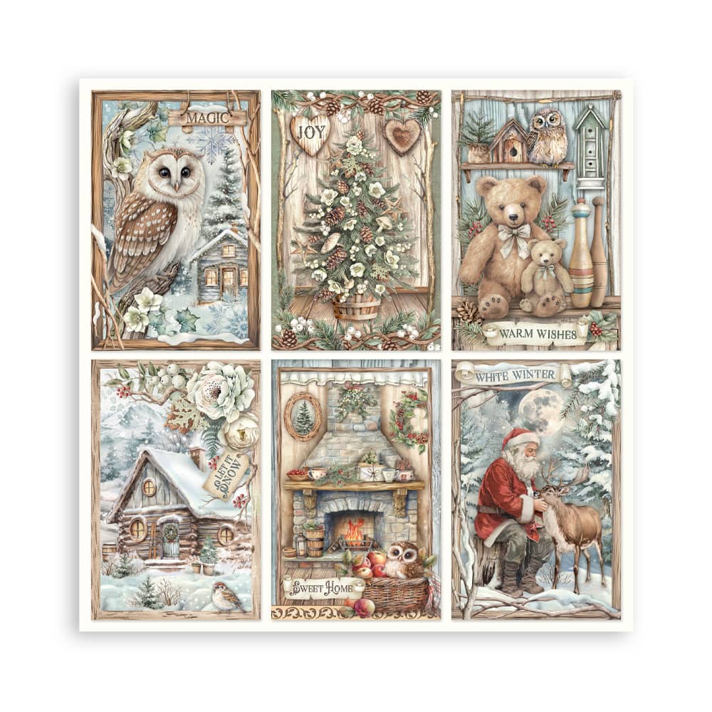 Scrapbookingpapper - The Owl's House - Maxi Pad - 16 - Stamperia - Tidformera