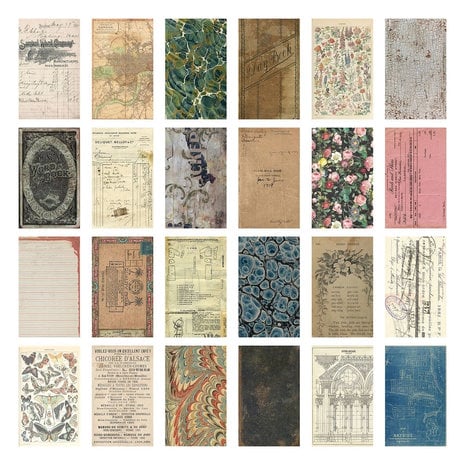Scrapbookingpapper - Tim Holtz Backdrops Volume 1 - 3 - Tim Holtz - Tidformera