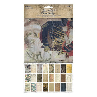 Scrapbookingpapper - Tim Holtz Backdrops Volume 2 - 1 - Tim Holtz - Tidformera