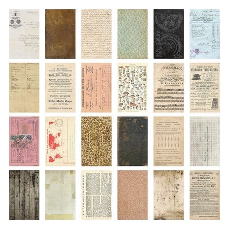 Scrapbookingpapper - Tim Holtz Backdrops Volume 2 - 3 - Tim Holtz - Tidformera