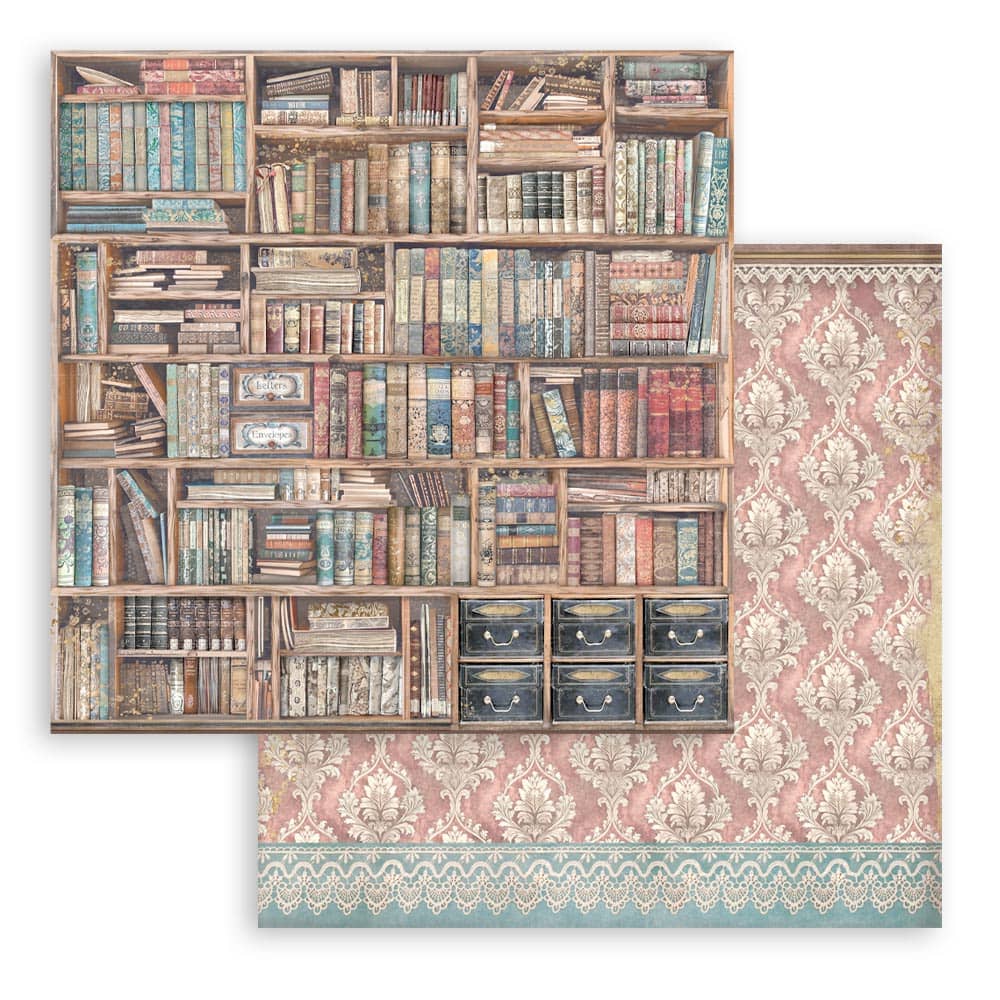 Scrapbookingpapper - Venice City of Art - Double faced - 9 - Stamperia - Tidformera