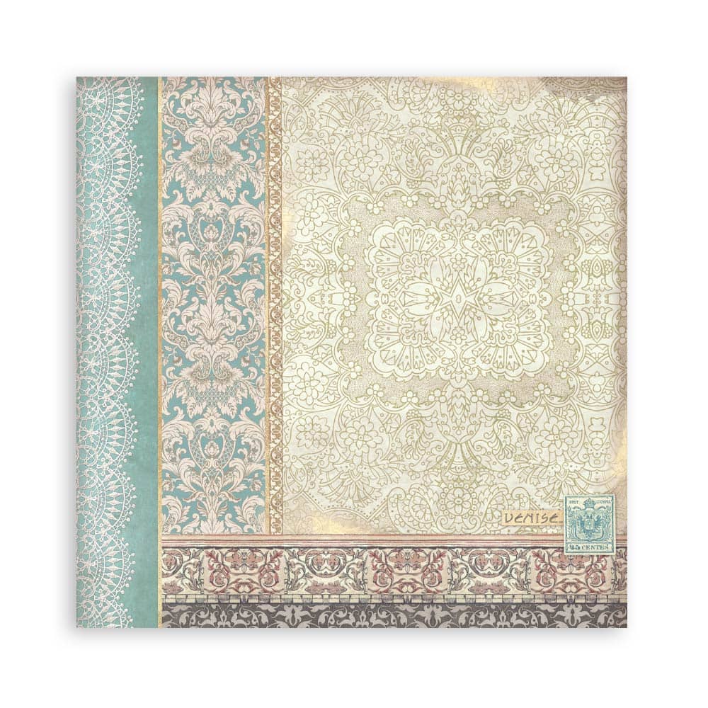 Scrapbookingpapper - Venice City of Art - Maxi Pad - 7 - Stamperia - Tidformera