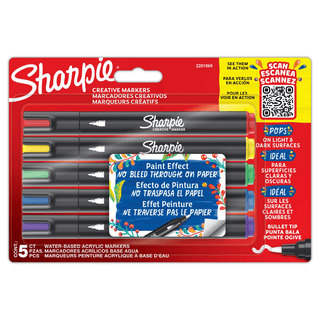 Sharpie Creative Markers Bullet tip - 5 - pack från Sharpie.  Förpackning med 5 st Creative markers - Tidformera