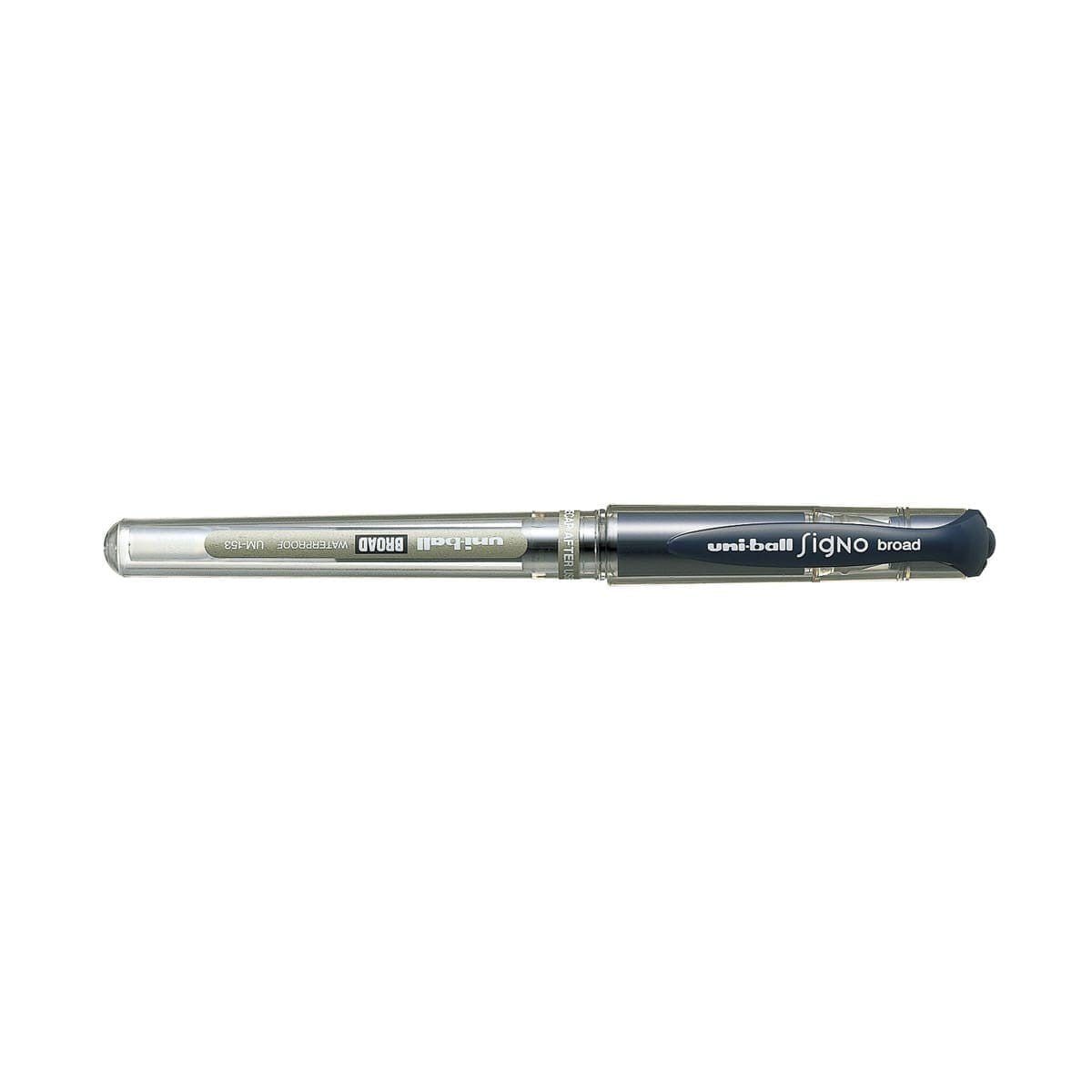 Signo broad Gelpenna rollerball - Black - 1 - Uni Mitsubishi Pencil - Tidformera