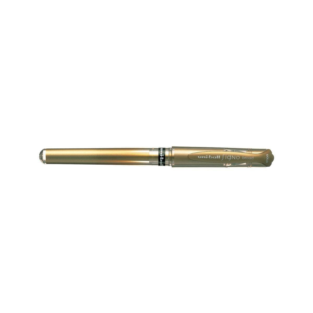 Signo broad Gelpenna rollerball - Gold - 1 - Uni Mitsubishi Pencil - Tidformera