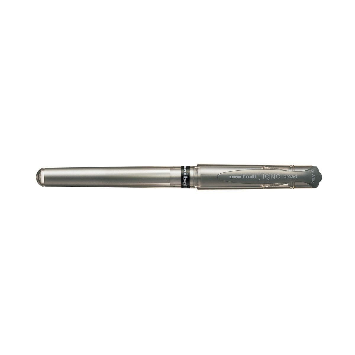 Signo broad Gelpenna rollerball - Silver - 1 - Uni Mitsubishi Pencil - Tidformera