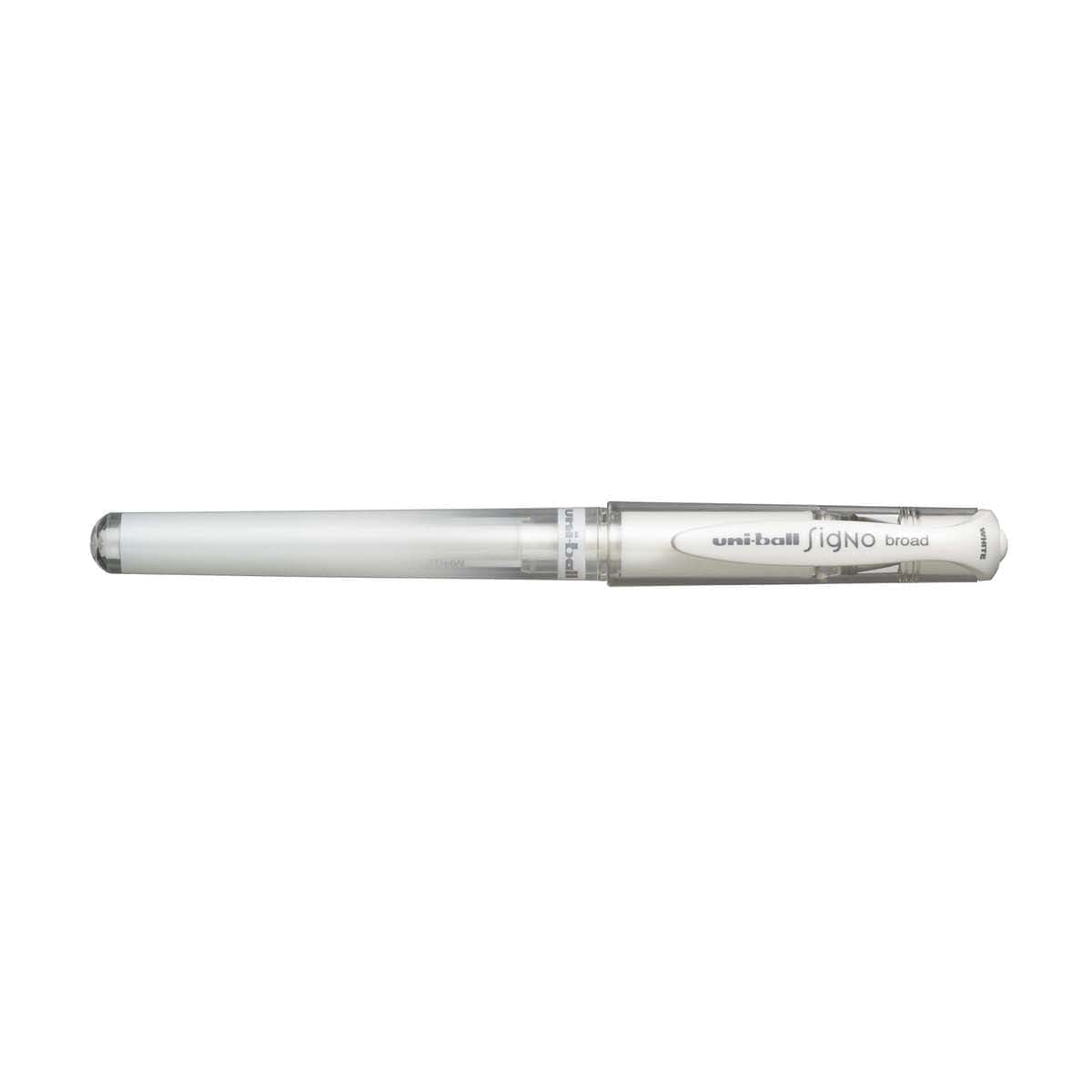 Signo broad Gelpenna rollerball - White - 1 - Uni Mitsubishi Pencil - Tidformera