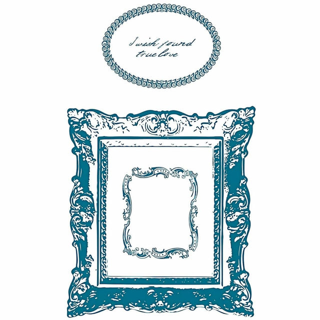 Silicone stamps Paper Poetry Frames - 1 - Rico Design - Tidformera