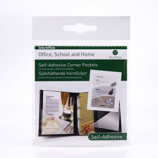 Självhäftande hörnfickor 75 x 75 mm - 1 - BNT - Tidformera