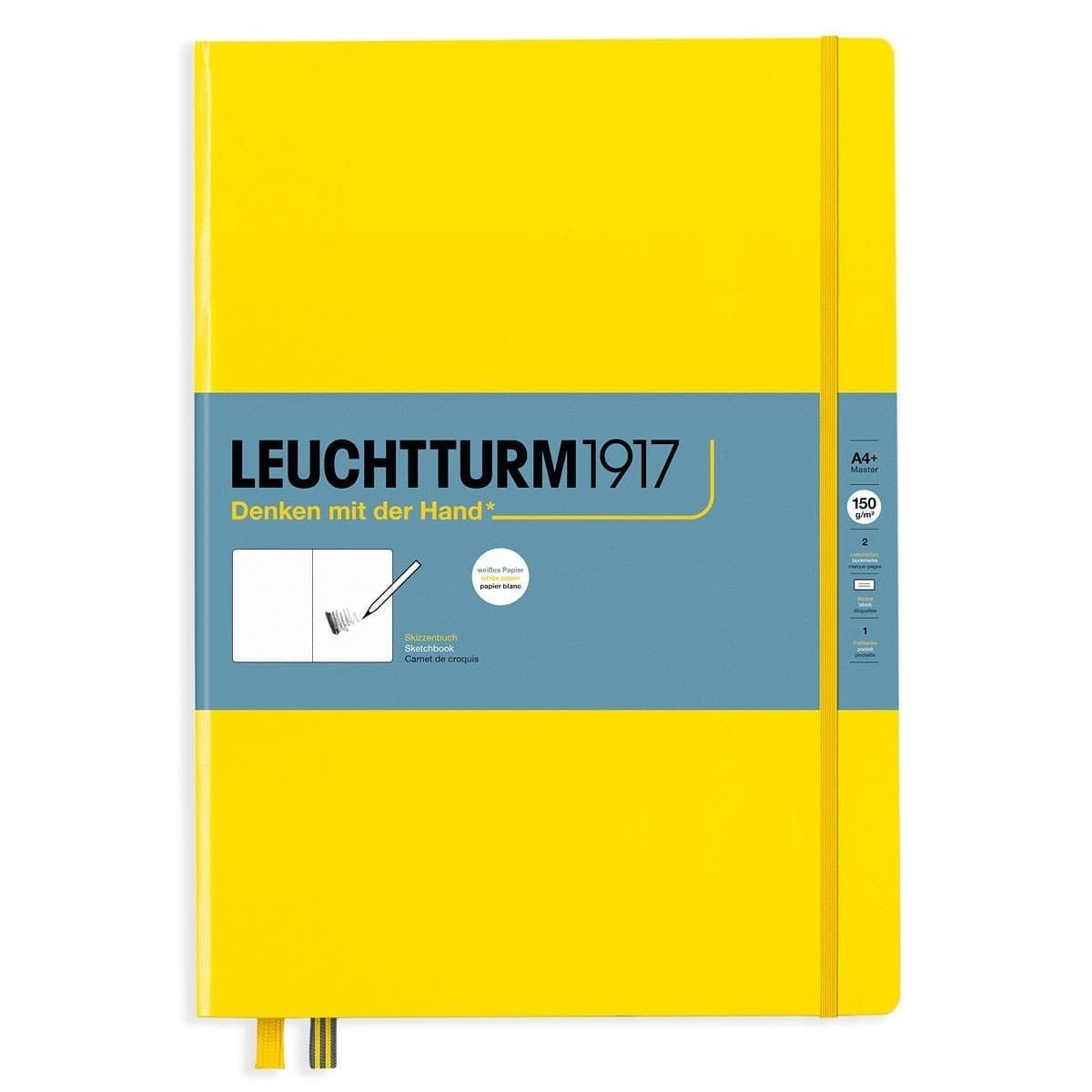 Sketchbook A4 Skissbok Lemon - Leuchtturm1917 - Tidformera