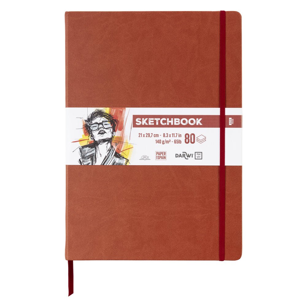 Sketchbook A4 - Terracotta - 1 - Darwi - Tidformera