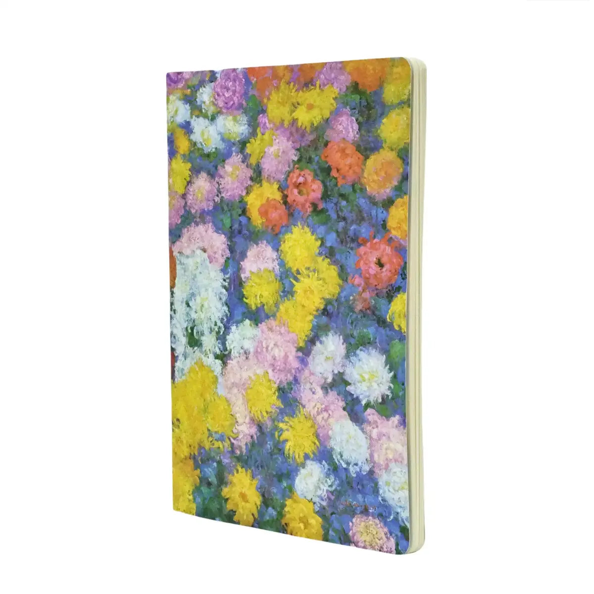 Skrivhäfte Cahier - Monet's Chrysanthemums - A4 Dotted - 1 - Paperblanks - Tidformera