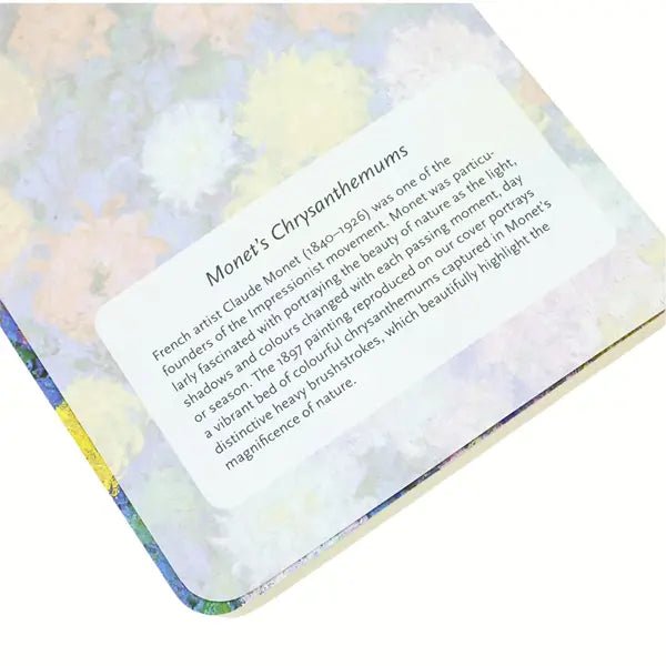 Skrivhäfte Cahier - Monet's Chrysanthemums - A6 Dotted - 4 - Paperblanks - Tidformera