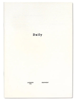 Skrivhäfte - Daily - 1 - Laconic - Tidformera