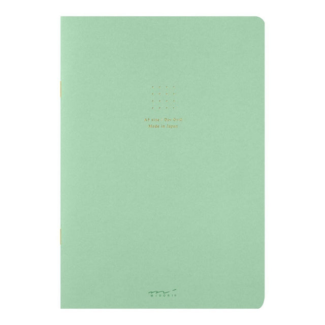 Skrivhäfte Dotted A5 - Green - 1 - Midori - Tidformera