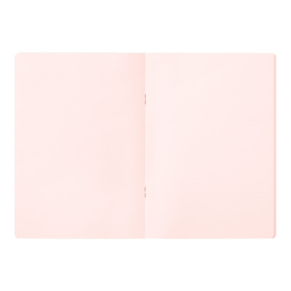 Skrivhäfte Dotted A5 - Pink - Midori - Tidformera