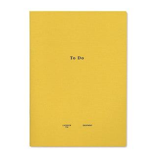 Skrivhäfte - To Do från Laconic. Gult skrivhäfte som det står To do på - Tidformera