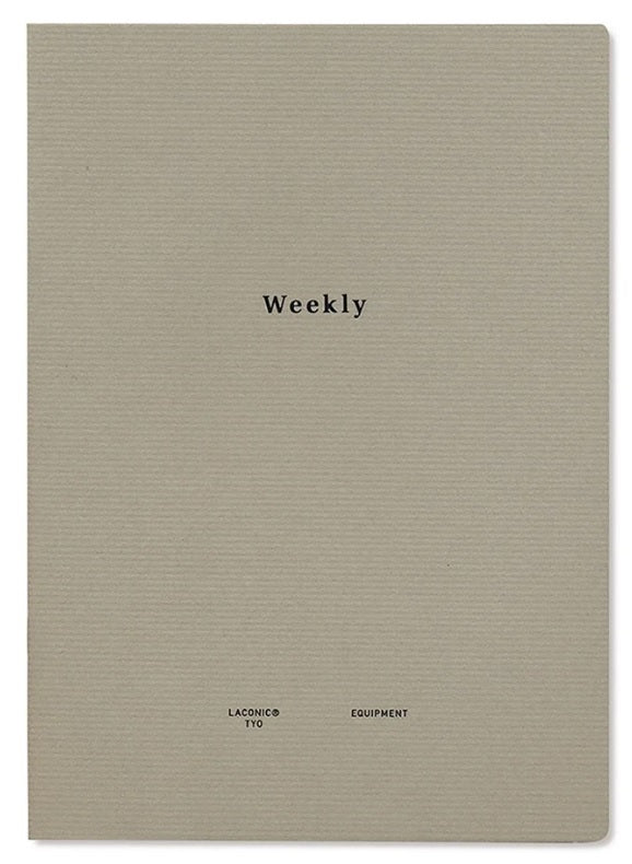 Skrivhäfte - Weekly - 1 - Laconic - Tidformera