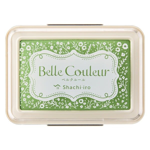 Stämpeldyna Belle Couleur - Large - Apple Green - 1 - Shachihata - Tidformera