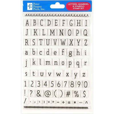 Stamp set Clear stamps Calendar - Letters, numbers & symbols
