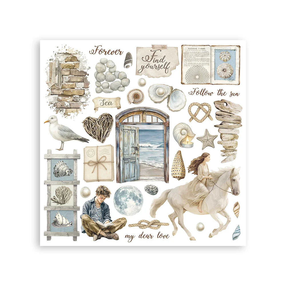 Rub-On Set 6-pack - Silent Sea