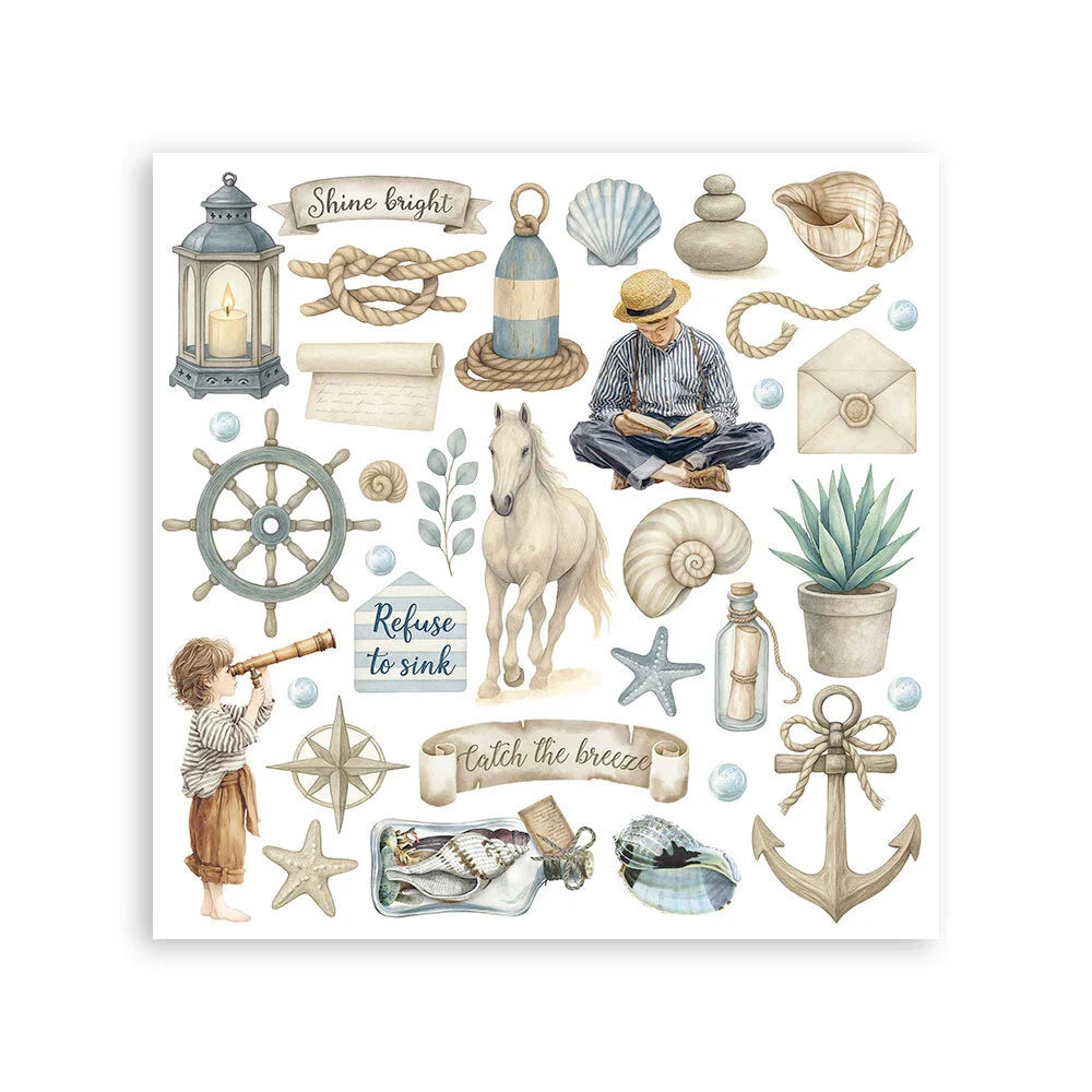 Rub-On Set 6-pack - Silent Sea