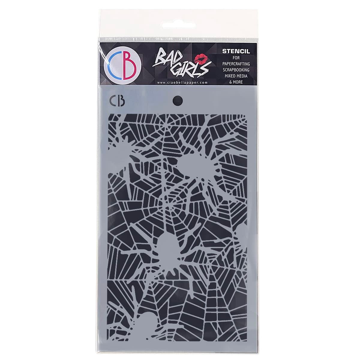 Stencil Bad girls 12,5 x 20 cm - Spiders - 1 - Ciao Bella - Tidformera
