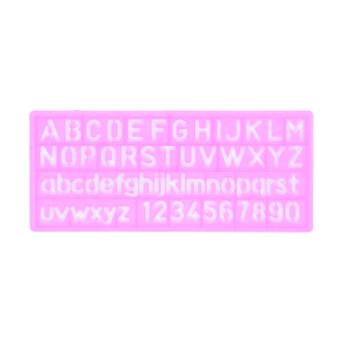 Stencil Bokstäver Siffror 4 storlekar - 3 - Rico Design - Tidformera