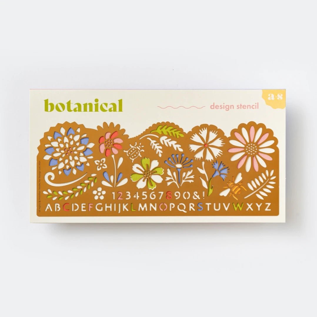 Stencil - Botanical - 1 - Another Studio UK - Tidformera
