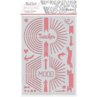 Stencil Bullet Journal - 1 - Aladine - Tidformera