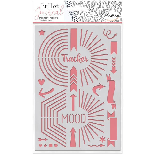 Stencil Bullet Journal - 1 - Aladine - Tidformera