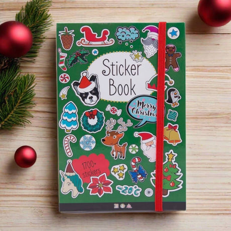 Sticker Book Bok med klistermärken - Christmas sticker book - 2 - Creotime - Tidformera