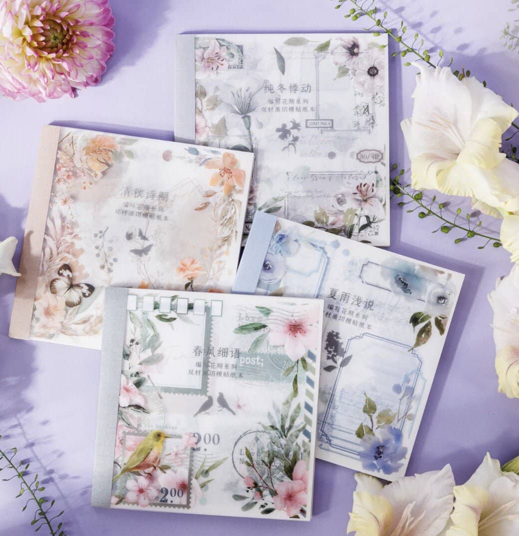 Sticker book - Flower series Butterflies - 2 - Other - Tidformera