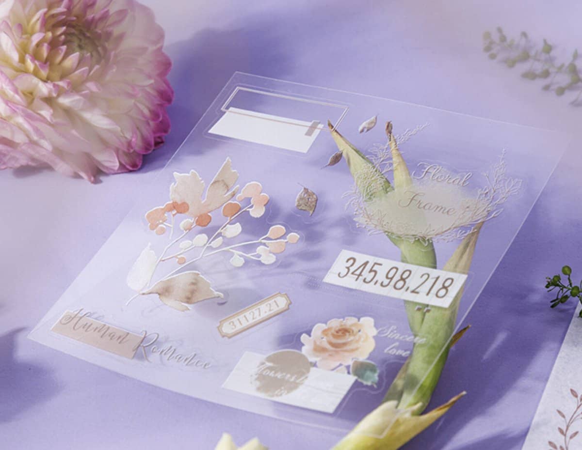 Sticker book - Flower series Butterflies - 5 - Other - Tidformera