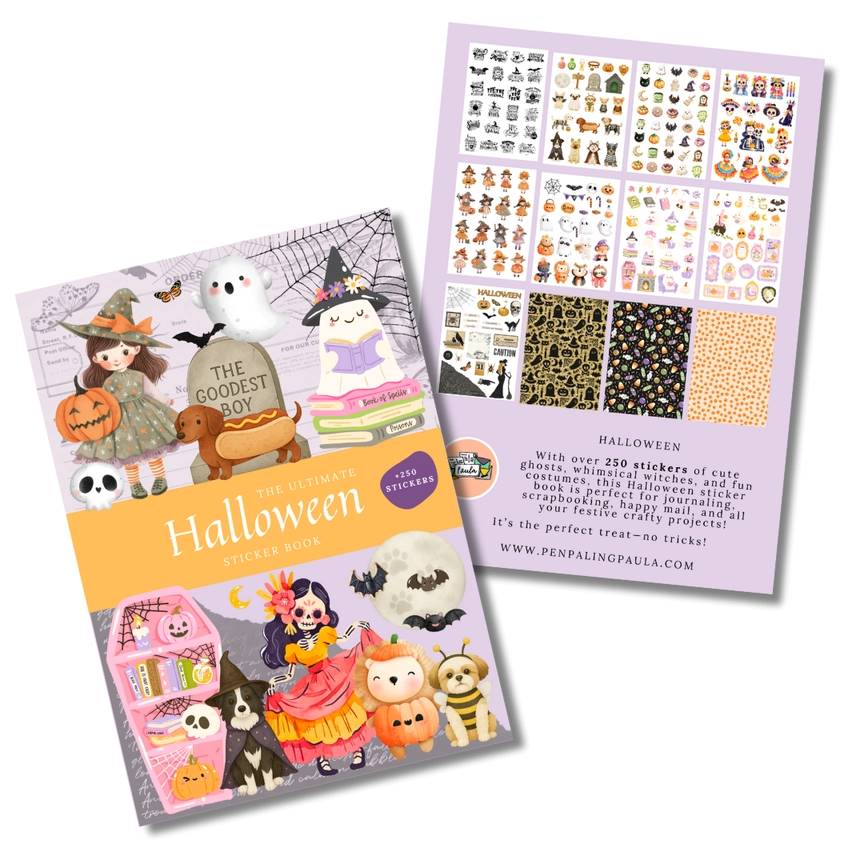 Sticker book - Penpaling Paula - Halloween - 1 - Penpaling Paula - Tidformera