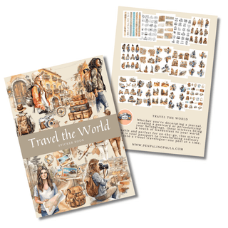 Sticker book - Penpaling Paula - Travel the world - 1 - Penpaling Paula - Tidformera