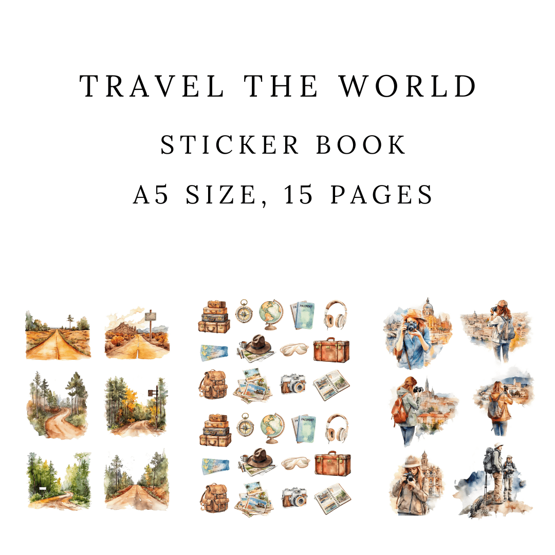 Sticker book - Penpaling Paula - Travel the world - 4 - Penpaling Paula - Tidformera