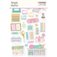 Sticker book Simple Vintage - Crafty things - 1 - Simple Stories - Tidformera