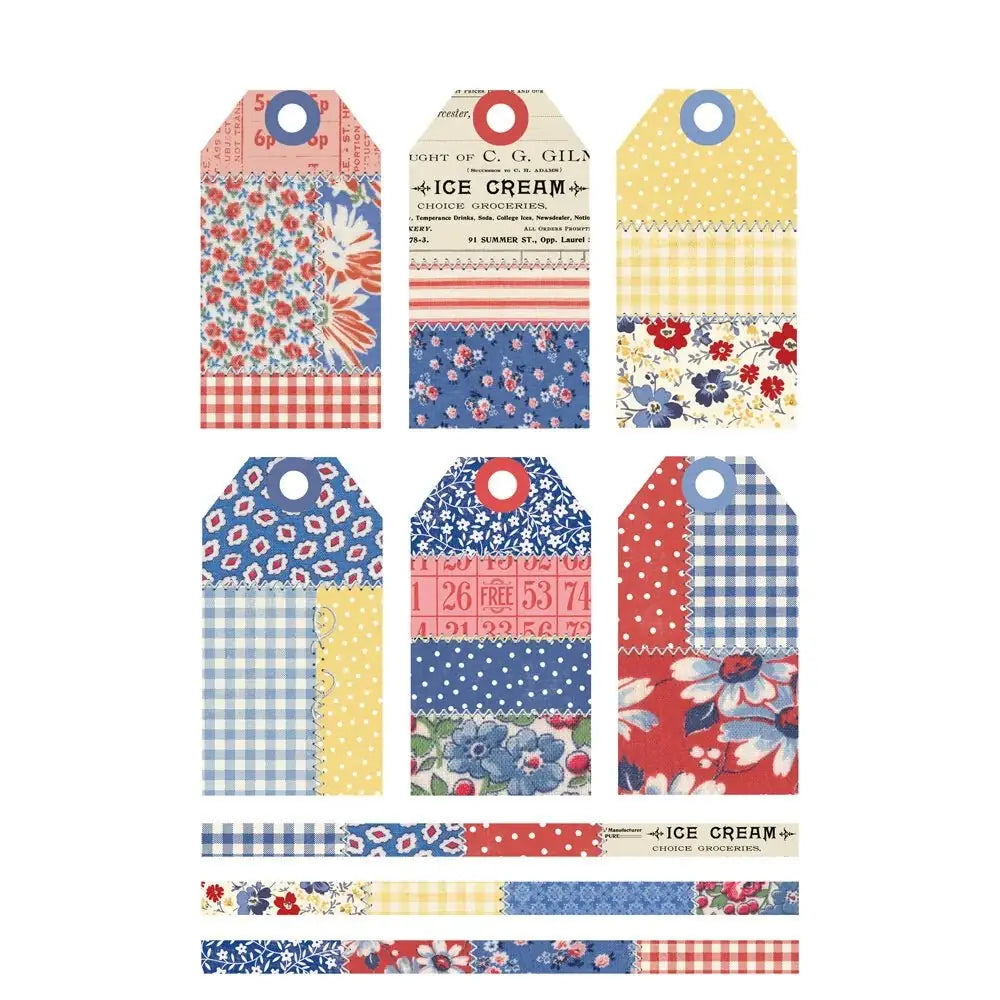 Sticker book Simple Vintage - Linen Market - 4 - Simple Stories - Tidformera