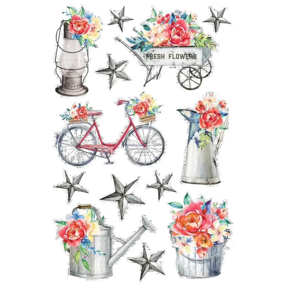 Sticker book Simple Vintage - Linen Market - 7 - Simple Stories - Tidformera