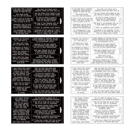 Sticker Book Tim Holtz - Big Talk Snarky Stickers - 2 - Tim Holtz - Tidformera