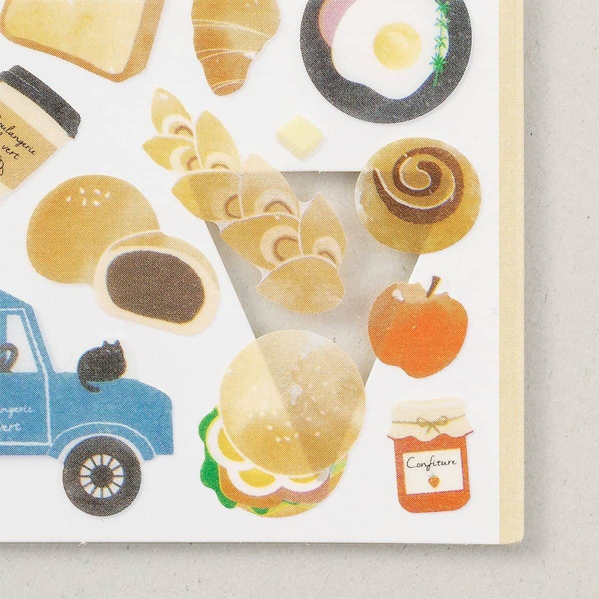 STICKER MARCHÉ - Bread - 5 - Midori - Tidformera