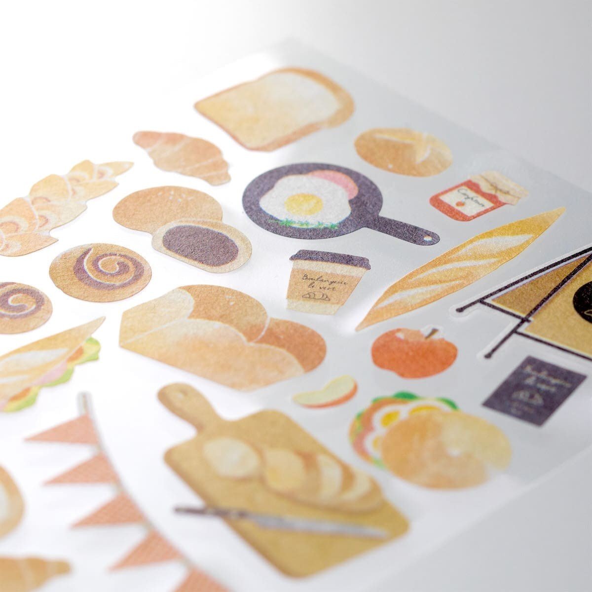 STICKER MARCHÉ - Bread - 4 - Midori - Tidformera