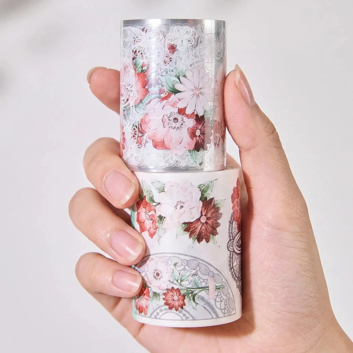 Sticker Pet Tape - Pre-cut - 60 mm - Heirloom Lace - 9 - Washi Tape Shop - Tidformera