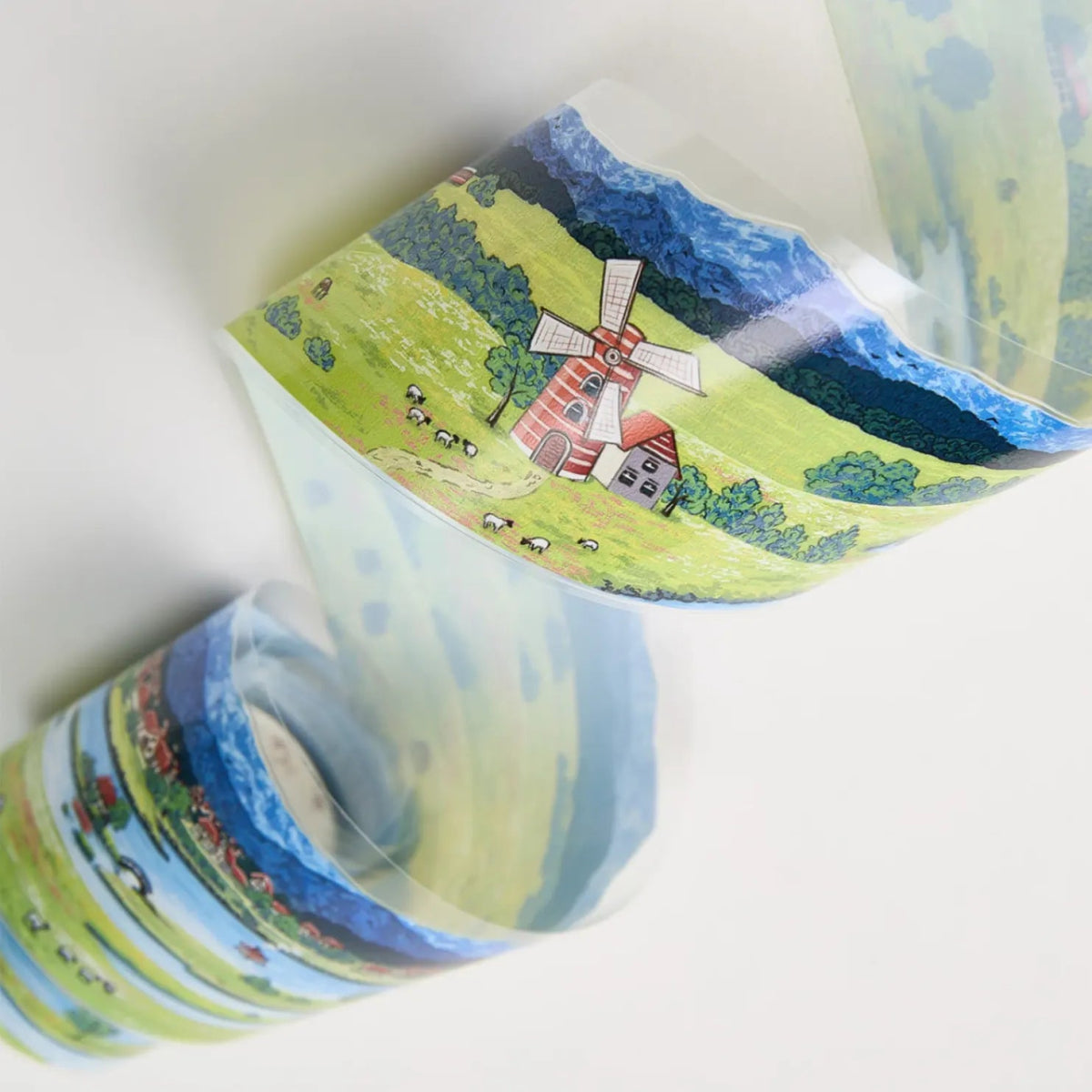 Sticker Pet Tape - Pre - cut - Country Diary - 70 mm - 2 - Washi Tape Shop - Tidformera