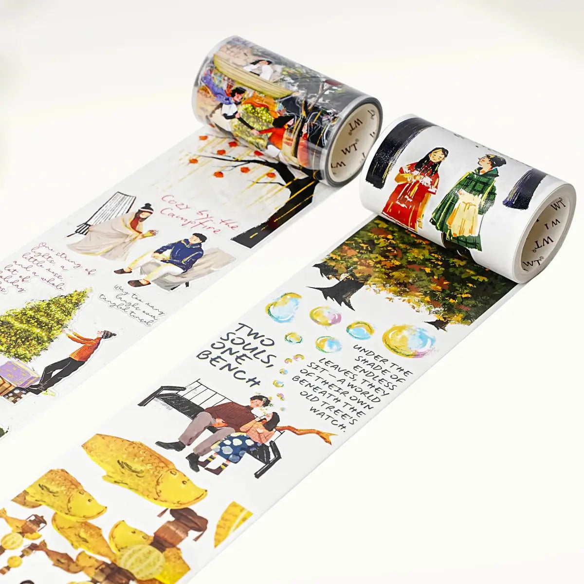 Sticker Pet Tape - Pre - cut - Cupid's Muse - 75 mm - 5 - Washi Tape Shop - Tidformera