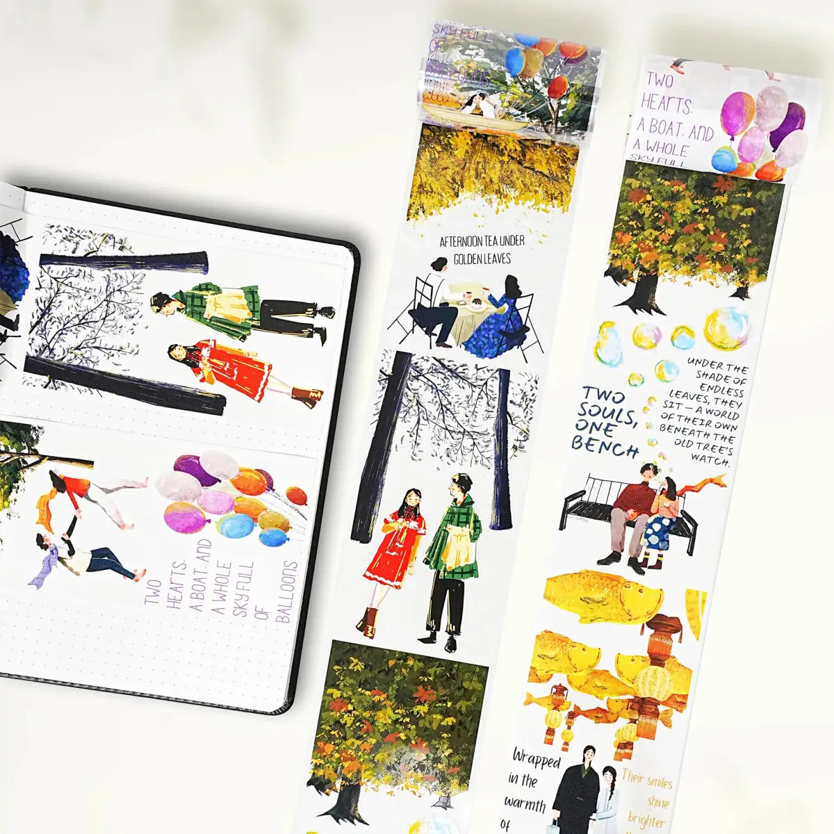 Sticker Pet Tape - Pre - cut - Cupid's Muse - 75 mm - 3 - Washi Tape Shop - Tidformera