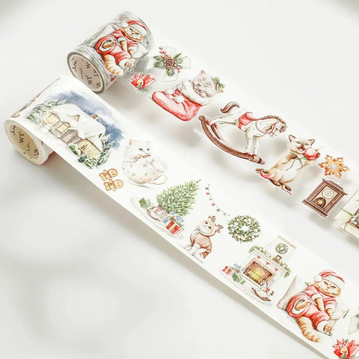 Sticker Pet Tape - Pre - cut - Frozen Paws - 60 mm - 4 - Washi Tape Shop - Tidformera