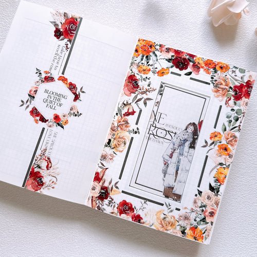 Sticker Pet Tape - Pre - cut - Harvested Bloom - 60 mm - 5 - Washi Tape Shop - Tidformera